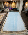 Sky Blue Persian Carpet 001