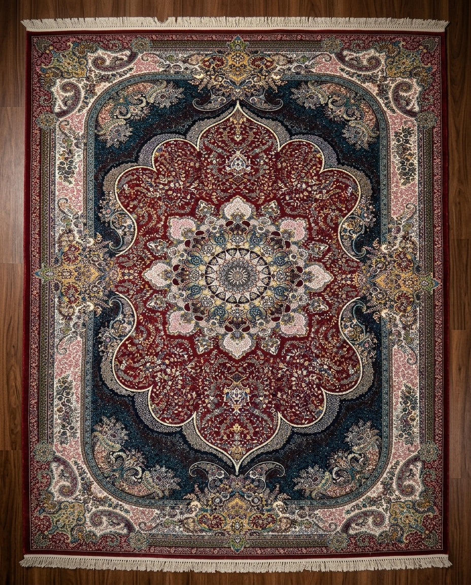 Dark  Inspired Persian Rug 002