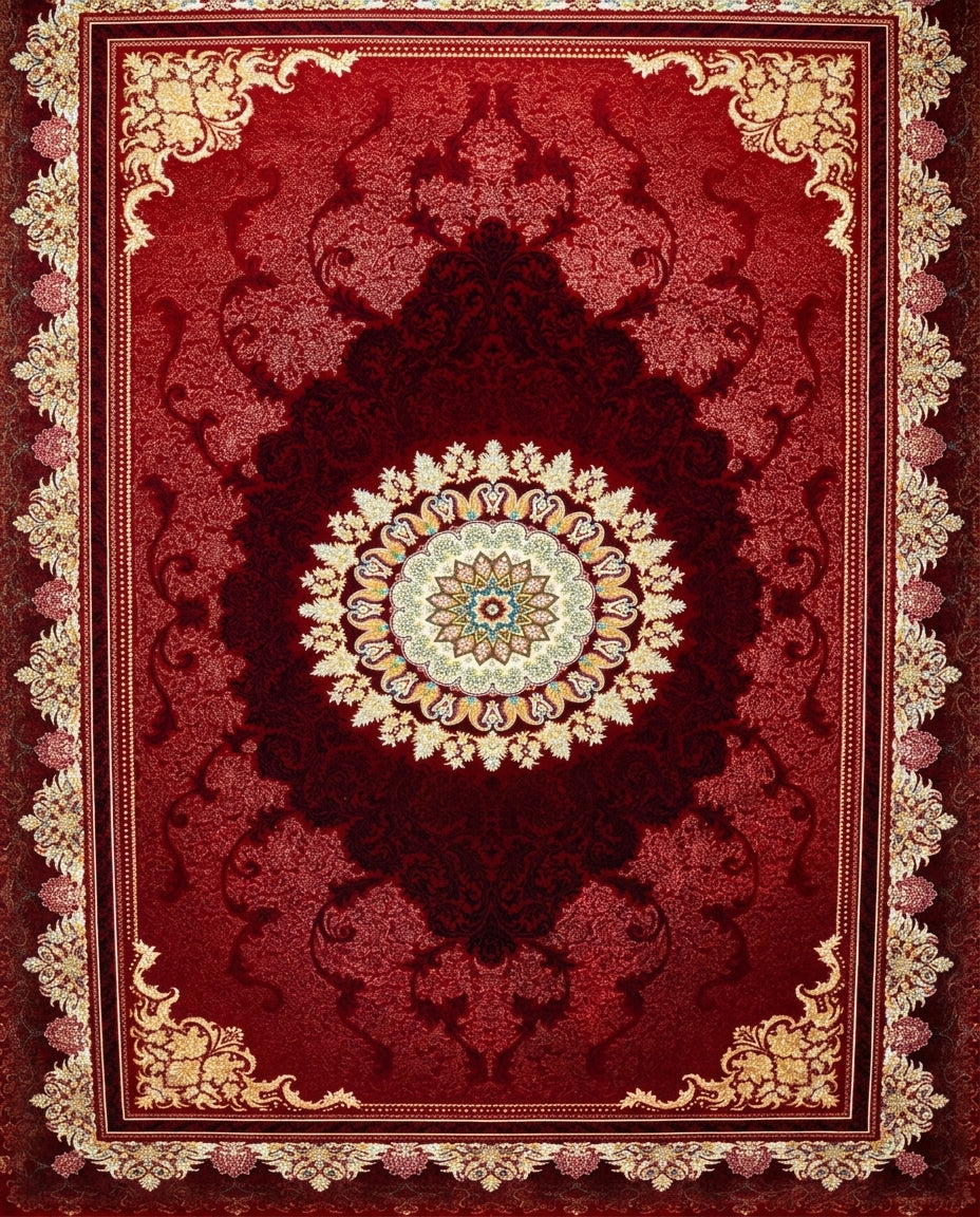 Dark Inspired Persian Rug 005